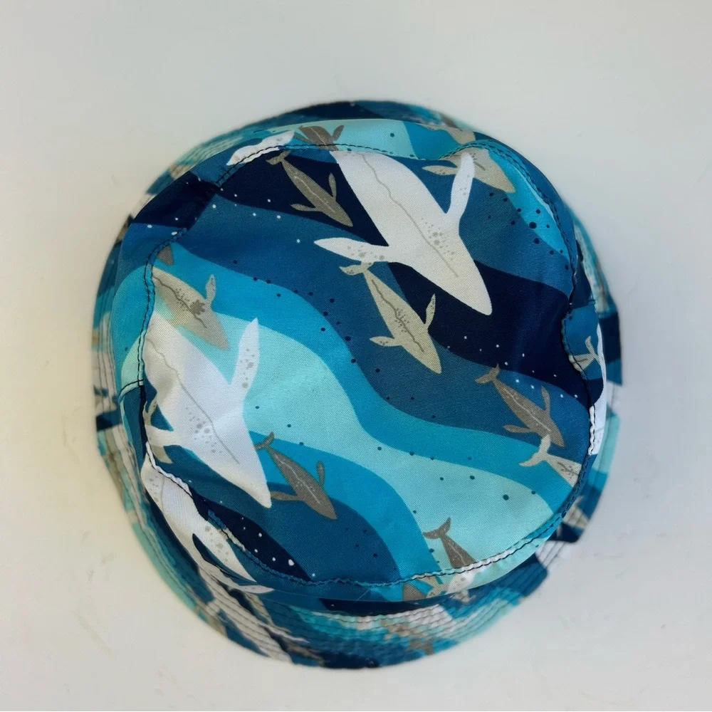 NEW UV Skinz Reversible Blue Shark Bucket Hat UPF50+ Vacation Boys SZ 6 Unisex